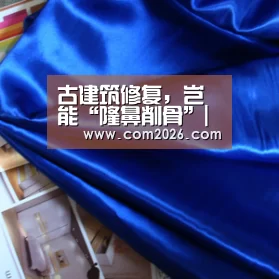 古建筑修复,岂能“隆鼻削骨”|世界杯投注(图1) 世界杯投注